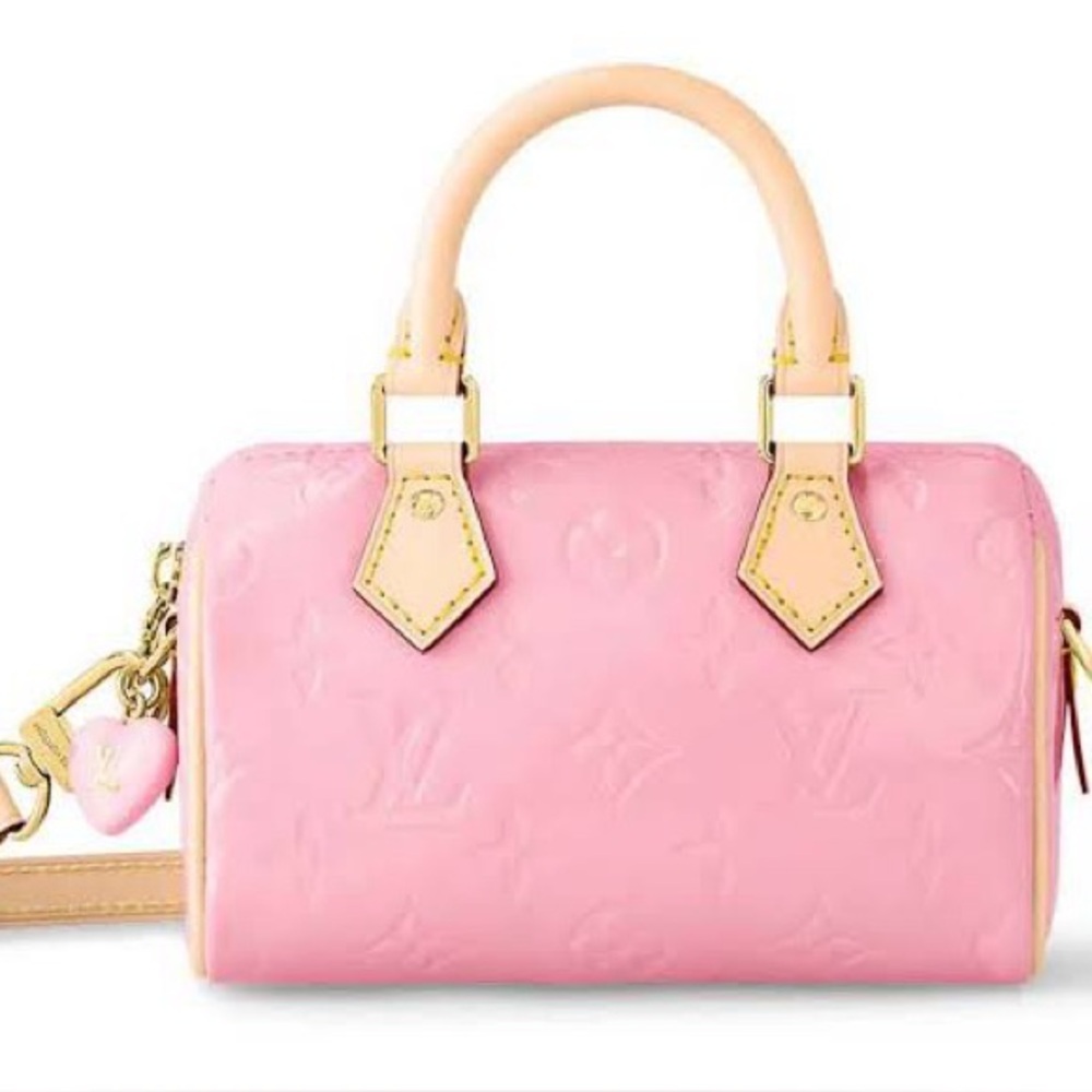 🌸Louis Vuitton Mochi Pink Nano Speedy